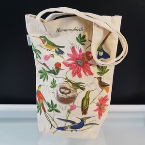 Cavallini & Co Hummingbirds Tote Vintage Style Bird Lovers Reusable Bag